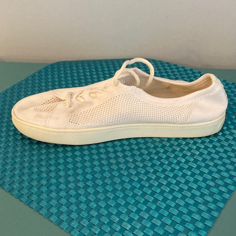 Soludos Off-White Knit Sneakers Women Size 10 - Picture 12 of 16